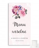 Menu weselne składane z...