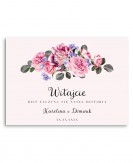 Tablica powitalna dla gości...