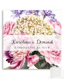 Składane zaproszenie ślubne...