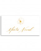 Złocona winietka weselna w...