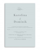Zaproszenie ślubne proste...