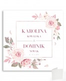 Zaproszenie ślubne składane...