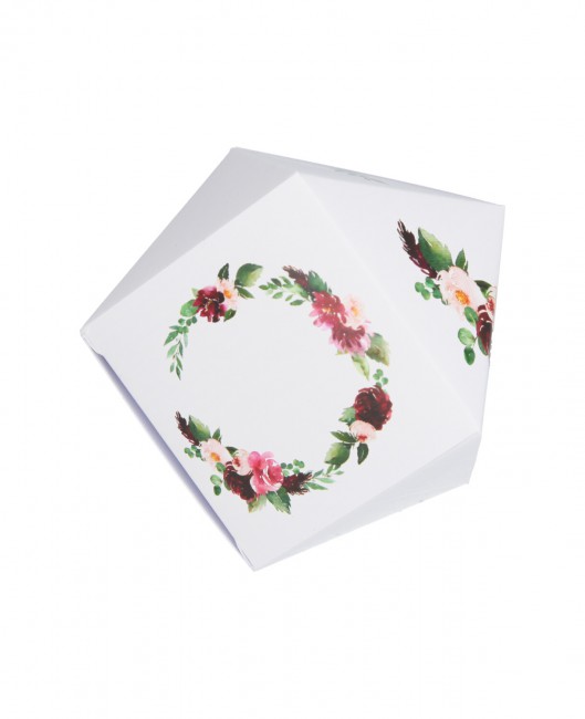 Ślubne pudełko-kryształ - z...