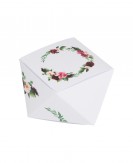 Ślubne pudełko-kryształ - z...