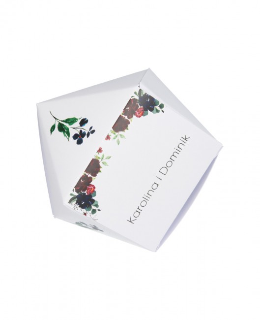 Ślubne pudełko-kryształ -...