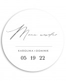 Menu weselne okrągłe w...