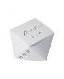 Ślubne pudełko-kryształ w...