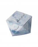 Ślubne pudełko-kryształ - z...