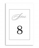 Numer stolika w stylu...