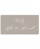 Winietka weselna szara