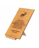 Drewniana zawieszka na...