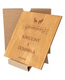 Drewniane zaproszenie...