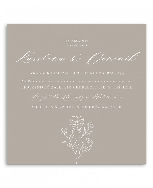 Zaproszenie ślubne...