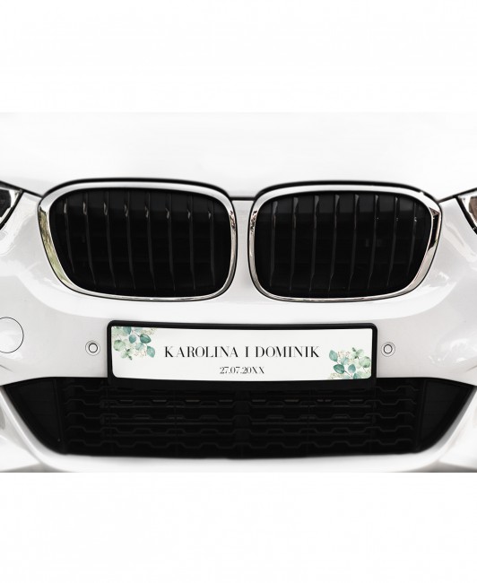 Tablice rejestracyjne na...