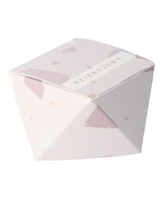 Ślubne pudełko-kryształ - z...