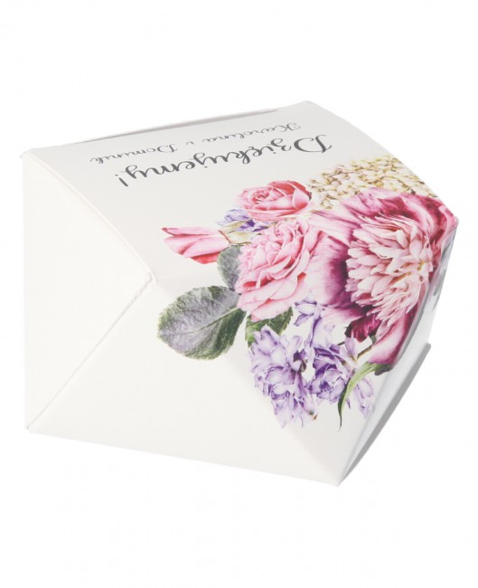 Ślubne pudełko-kryształ -...