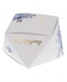 Ślubne pudełko-kryształ ze...