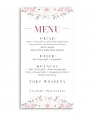 Menu weselne białe z...