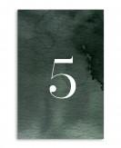 Numer stolika - zielona...