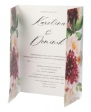 Zaproszenie ślubne z kalką...