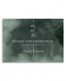 Tablica powitalna dla gości...