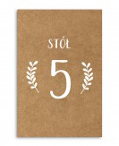 Numer stołu weselnego na...