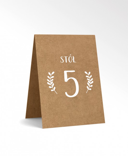 Numer stołu weselnego na...