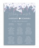 Rozpiska stołów weselnych...