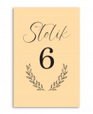 Numer stołu weselny w stylu...