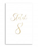 Numer stolika weselnego...