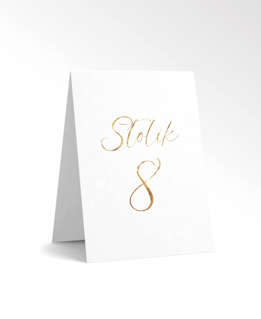 Numer stolika weselnego...