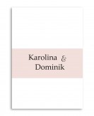 Zaproszenie prostokątne na...