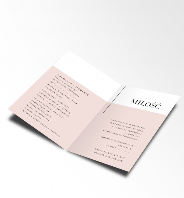 Zaproszenie składane...