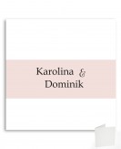 Ślubne zaproszenie składane...