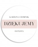 Naklejka weselna w różnych...