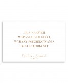 Ślubne naklejki basc na...