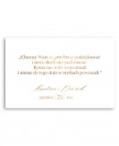 Złocone naklejki na pudełko...