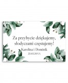 Ślubne naklejki prostokątne...