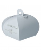 Złocone ślubne pudełko na...