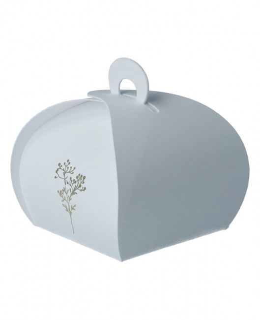 Złocone ślubne pudełko na...