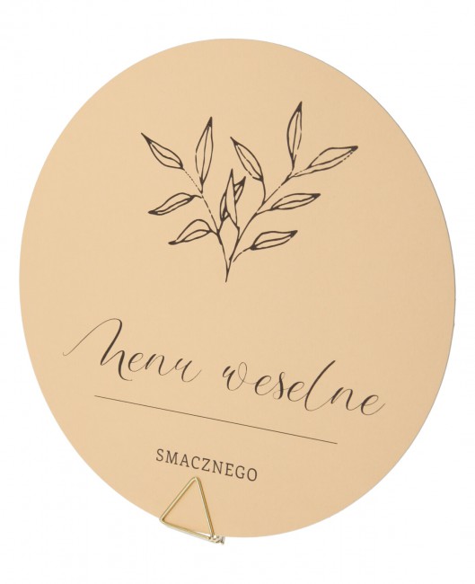 Menu weselne okrągłe...