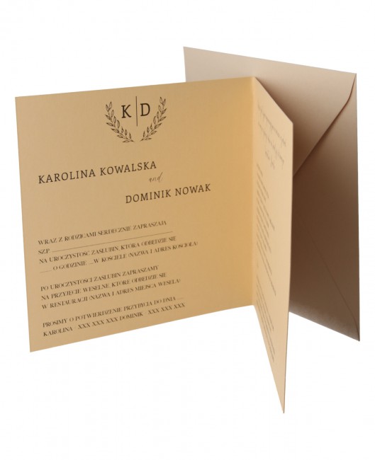Nowoczesne zaproszenie...