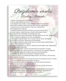 Regulamin wesela - zabawny...