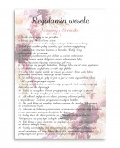 Regulamin z zabawnym spisem...