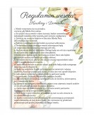 Karta regulaminu wesela -...