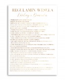 Minimalistyczny regulamin...