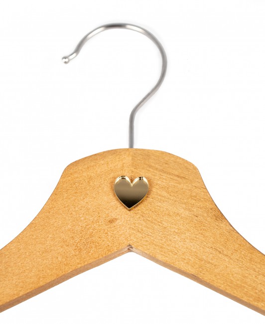 Wieszak ślubny drewniany w...