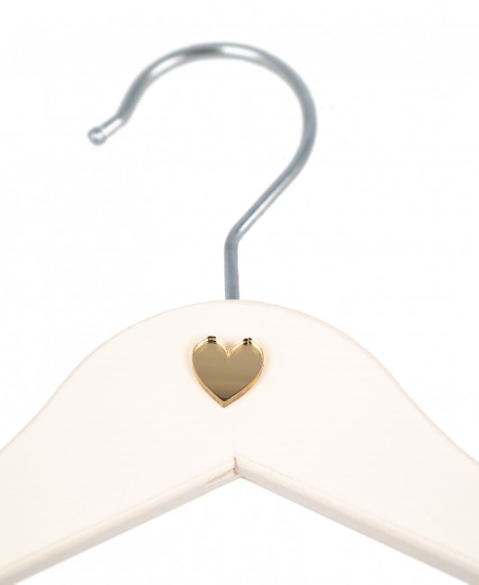 Drewniany wieszak ślubny w...