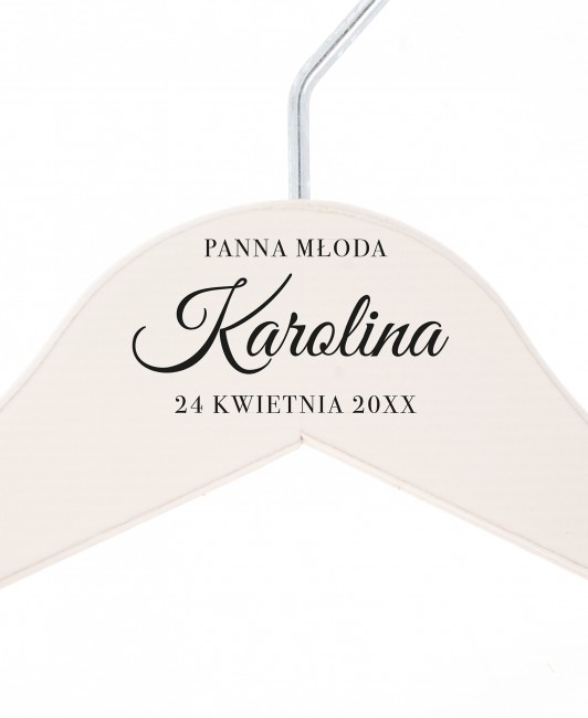 Klasyczny drewniany wieszak...