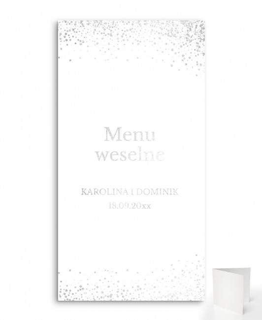 Składana karta dań...